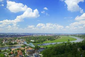 Dresdner Elbtal mit Blauem Wunder