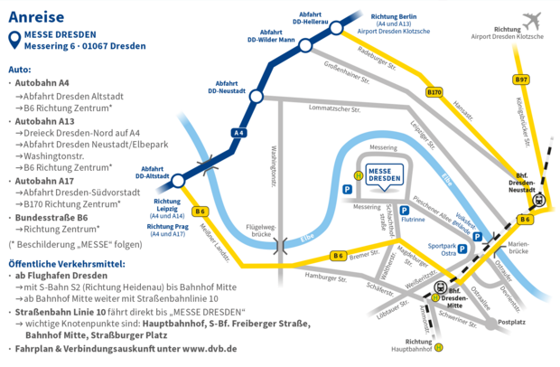 Anreise MESSE DRESDEN