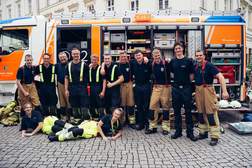 Zusammen stark - Feuerwehr Leipzig und Feuerwehr Dresden gehen gemeinsam an den Start